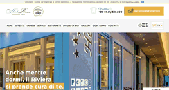 Desktop Screenshot of albergo-riviera.com